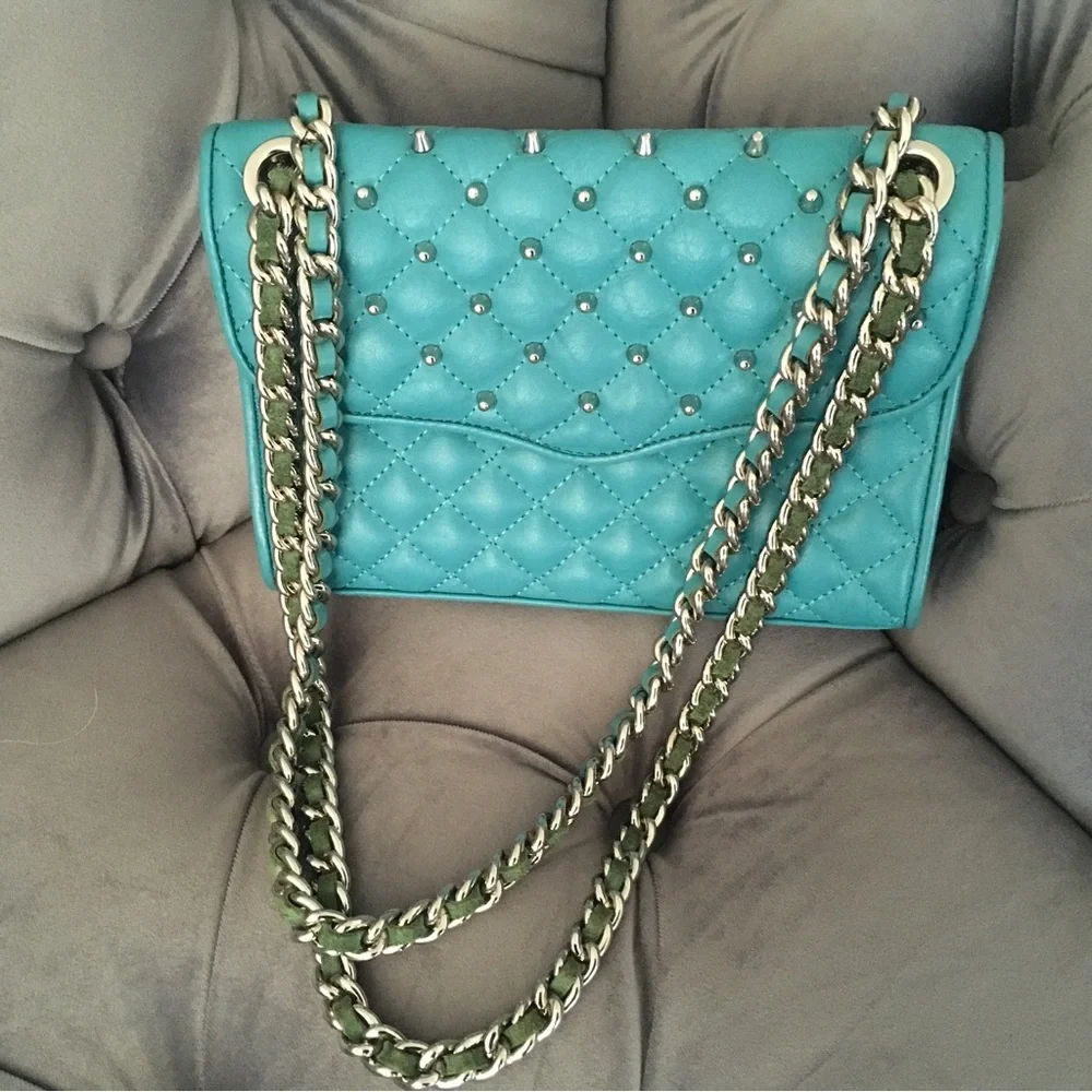 Rebecca Minkoff Awesome Studded Quilted Mini Affair Convertible Crossbody Bag - Picture 6 of 12